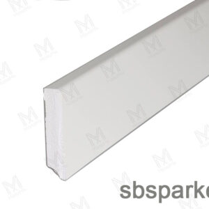 005290 - MMDL 45 - HABOSÍTOTT MŰANYAG LÁBAZATI ELEM - FEHÉR - 2400x70x10mm - MMDL457F06